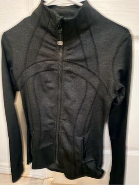 lululemon athletica Black Zip-Up Sculpting Jacket